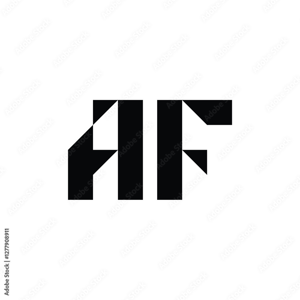 AF monogram logo design letter text name symbol monochrome logotype alphabet character simple logo AF monogram logo design letter text name symbol monochrome logotype alphabet character simple logo