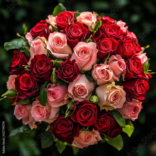 Colorful bouquet of flowers