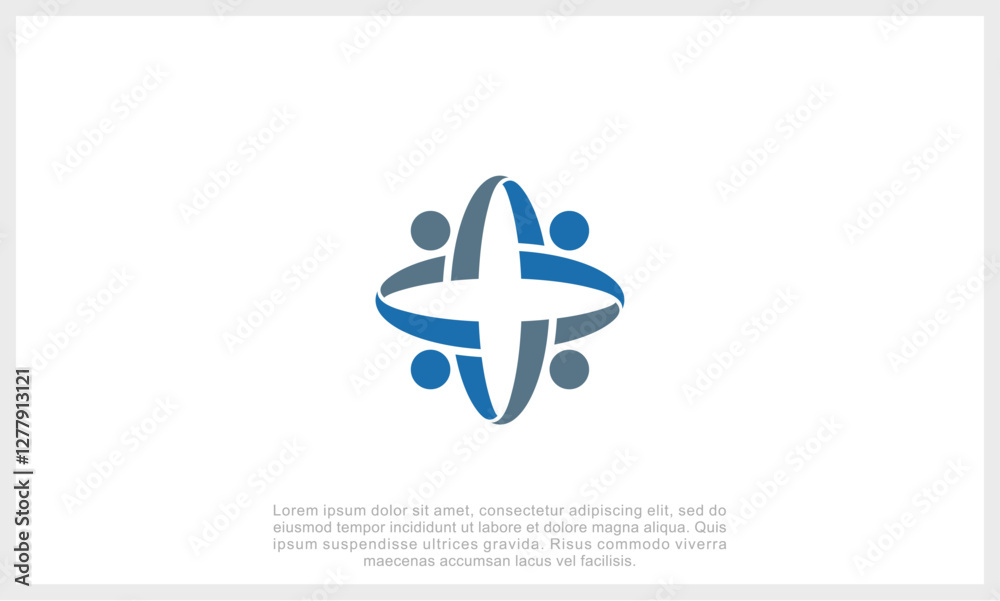 Human resources concept, target market and audience, focus group, public relations, vector icon - Vector Human resources concept, target market and audience, focus group, public relations, vector icon - Vector
