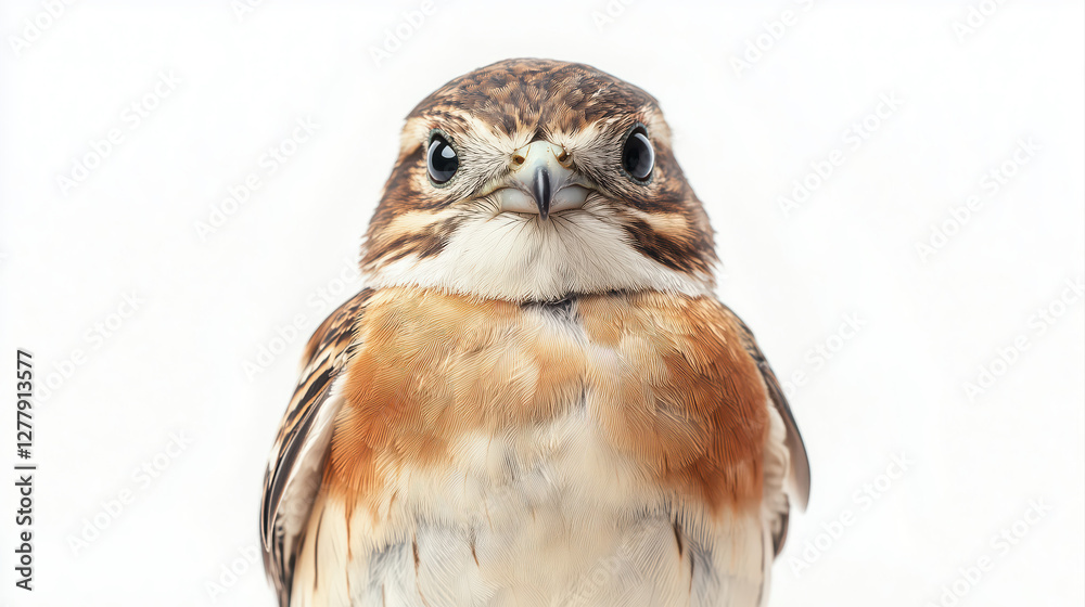 Obraz premium Bird isolated on white background.
