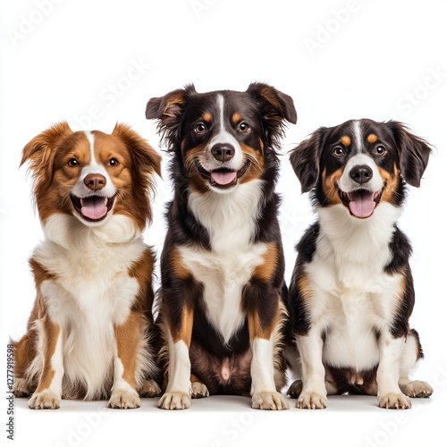 portrait of dogs of different breeds