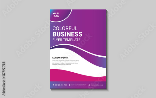 Corporate business flyer design template
