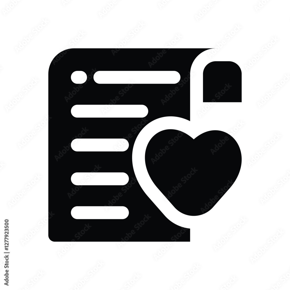 wishlist glyph icon. Strong and solid vector icon for websites, mobile interfaces, presentations, and visual branding. High quality and easy to edit. wishlist glyph icon. Strong and solid vector icon for websites, mobile interfaces, presentations, and visual branding. High quality and easy to edit.