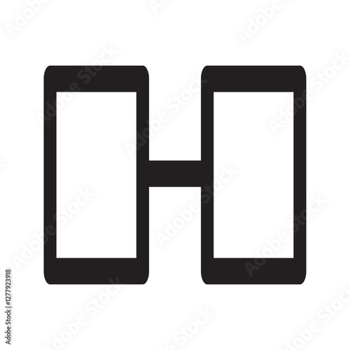 Minimalist design featuring rectangular eyeglasses with sharp, straight lines. The clean, angular frame gives off a modern and sophisticated look.