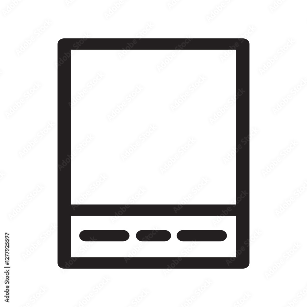 Line icon of a modern smartphone with a sleek rectangular shape, perfect for digital and tech designs. Line icon of a modern smartphone with a sleek rectangular shape, perfect for digital and tech designs.