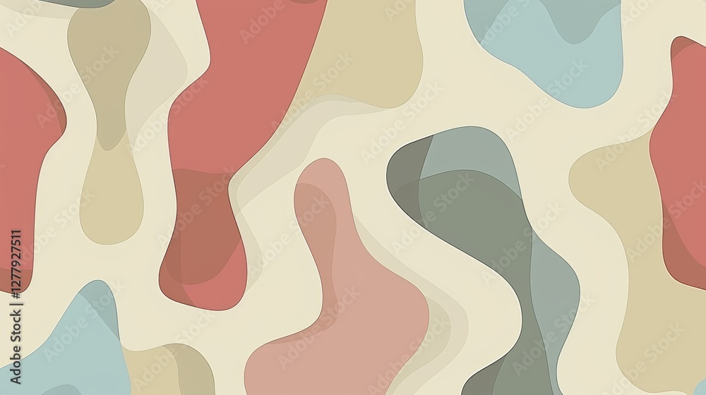 Abstract organic shapes pattern on light beige background Abstract organic shapes pattern on light beige background