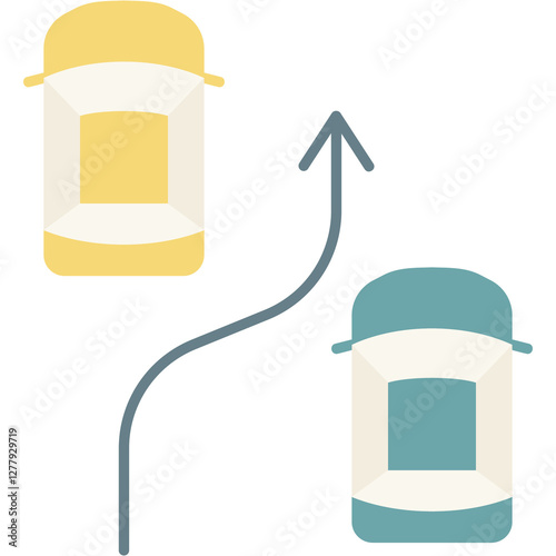 Overtake Right Illustration