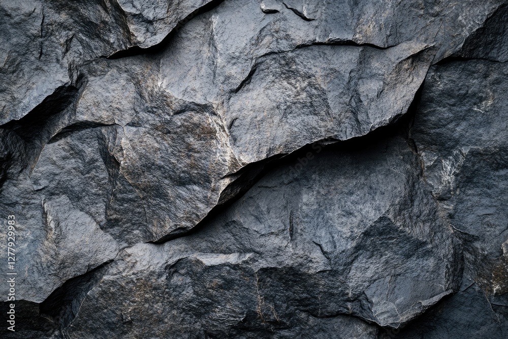 Dark grey rock texture, close-up, background, design Dark grey rock texture, close-up, background, design