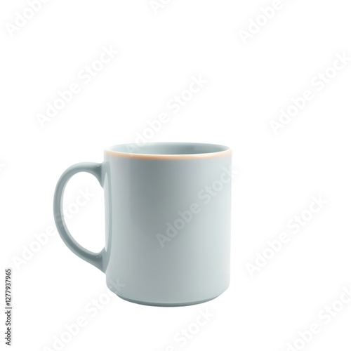 Sublimated Mug - 11oz Blank Ceramic Coffee Cup isolated on transparent background photo