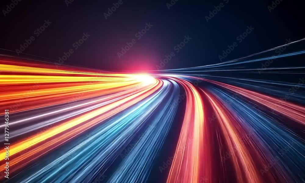 Speed, light trails, night, city, motion, abstract, technology, background, website Speed, light trails, night, city, motion, abstract, technology, background, website