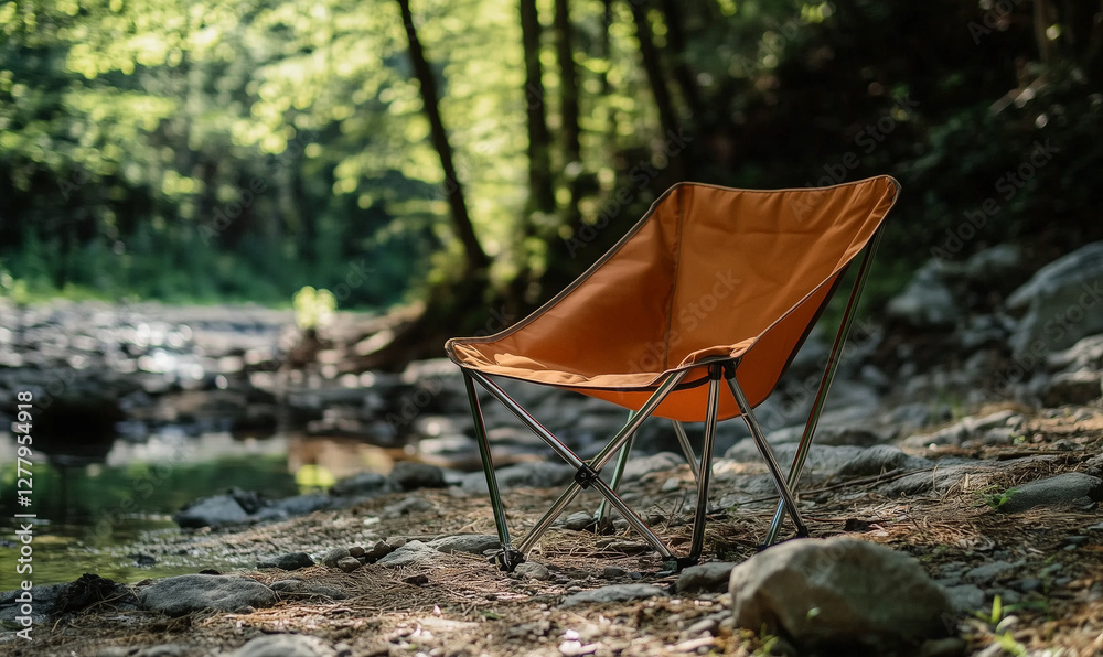 Space-Efficient Camping Seat with Sturdy Frame for Comfortable Outdoor Seating Space-Efficient Camping Seat with Sturdy Frame for Comfortable Outdoor Seating