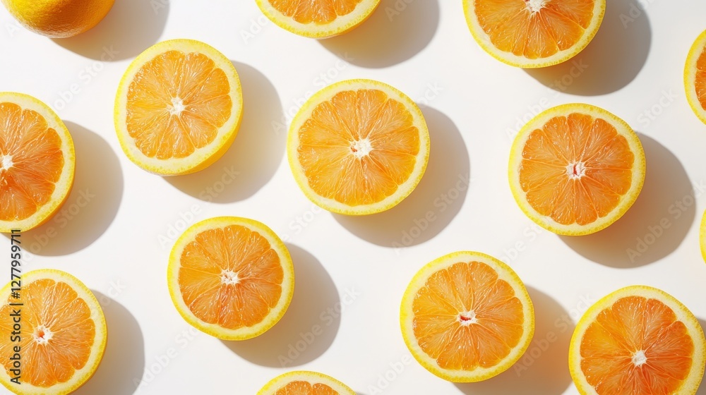 Bright and tangy grapefruit whole and sliced, isolated on a white background. Picture perfect for recipes or food displays. Bright and tangy grapefruit whole and sliced, isolated on a white background. Picture perfect for recipes or food displays.