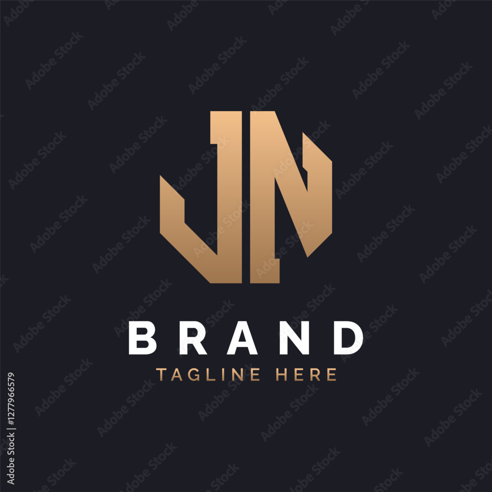 JN Logo Design. Modern, Minimal, Elegant and Luxury JN Logo. Alphabet Letter JN Logo Design for Brand Corporate Business Identity. JN Logo Design. Modern, Minimal, Elegant and Luxury JN Logo. Alphabet Letter JN Logo Design for Brand Corporate Business Identity.