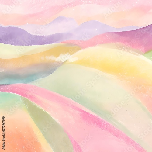 colourful background with watercolour 