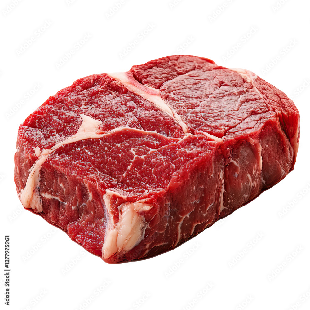 Fototapeta premium Raw Beef Steak - Premium Quality, Ready to Cook