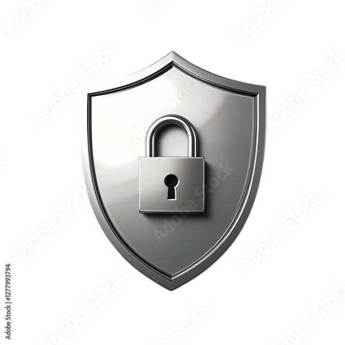 Secure Shield: Data Protection Icon isolated on transparent background