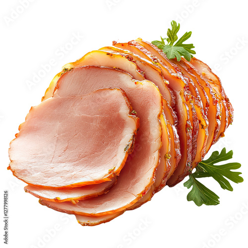 Sliced Roasted Ham, A Festive Feast