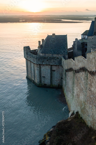 Golden Hour at Mont Saint-Michel