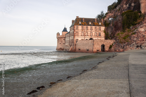 Tranquil Mont Saint-Michel at Low Tide