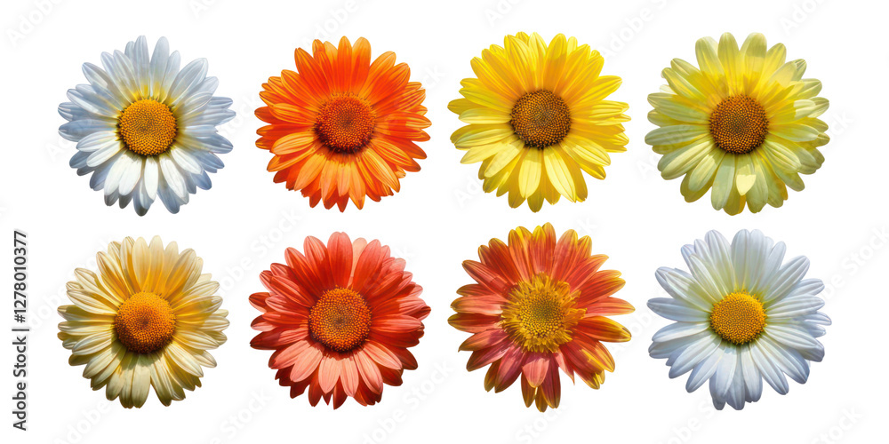 Vibrant Collection of Colorful Blossoms in a Beautiful Arrangement Vibrant Collection of Colorful Blossoms in a Beautiful Arrangement