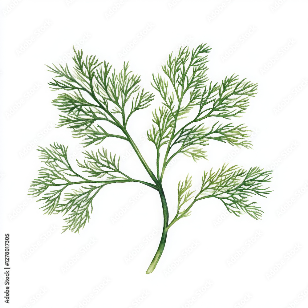 Fototapeta premium Realistic boho illustration shows freshness and natural style