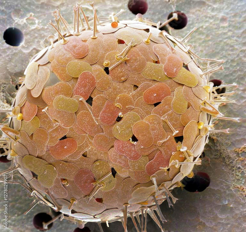 Acanthocystis, SEM
