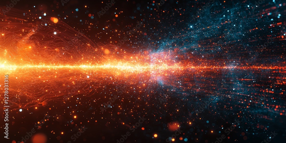 Fototapeta premium Quantum vs Classical Machine Learning: A Speedup Comparison