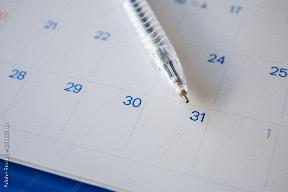 pen on calendar page background business planning appointment meeting concept pen on calendar page background business planning appointment meeting concept