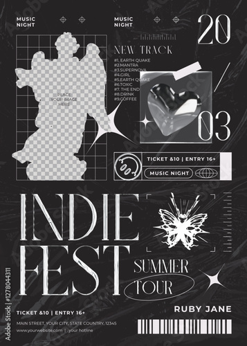 Indie Music Festival Flyer