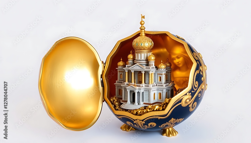 Obraz premium golden key in a cage