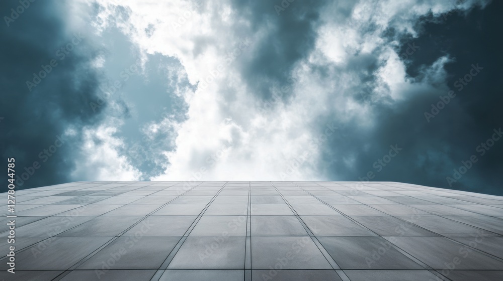 Federal Reserve building under dramatic clouds. Featuring monetary policy and economic resilience Federal Reserve building under dramatic clouds. Featuring monetary policy and economic resilience