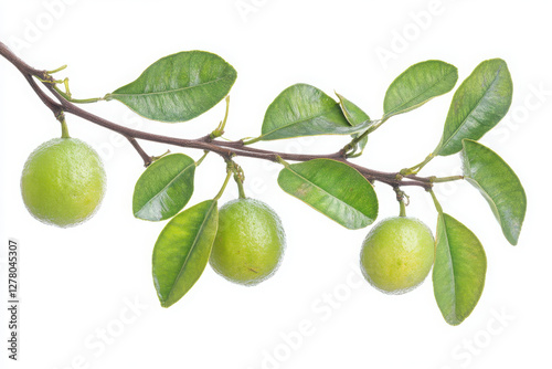 Wallpaper Mural Desert lime isolated on white background. Torontodigital.ca