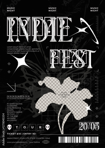 Indie Music Festival Flyer