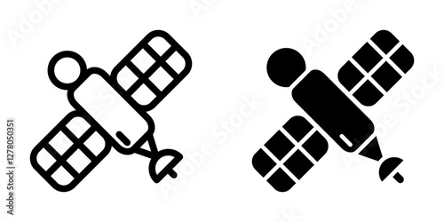 Satellite icon design template