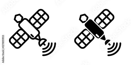 Satellite icon design template