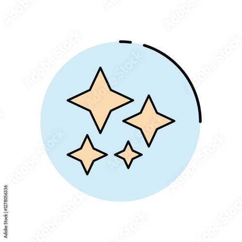Shiny Birthday  vector icon