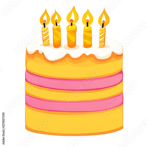 Cute birthday cake 