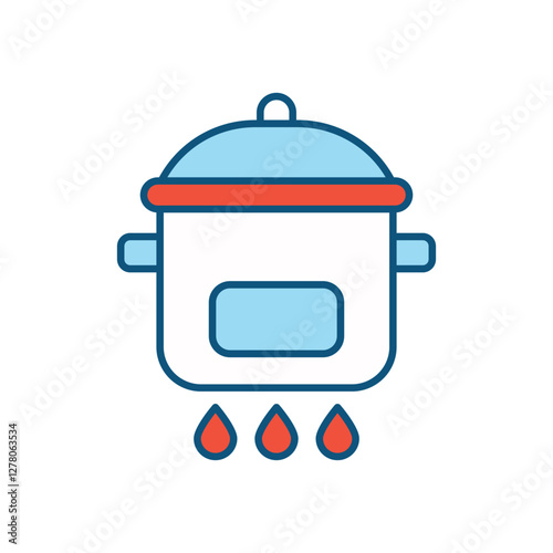 Casserole vector icon