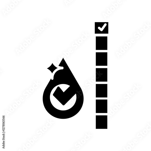 Water quality indicator icon