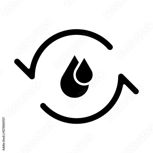 Reuse water icon