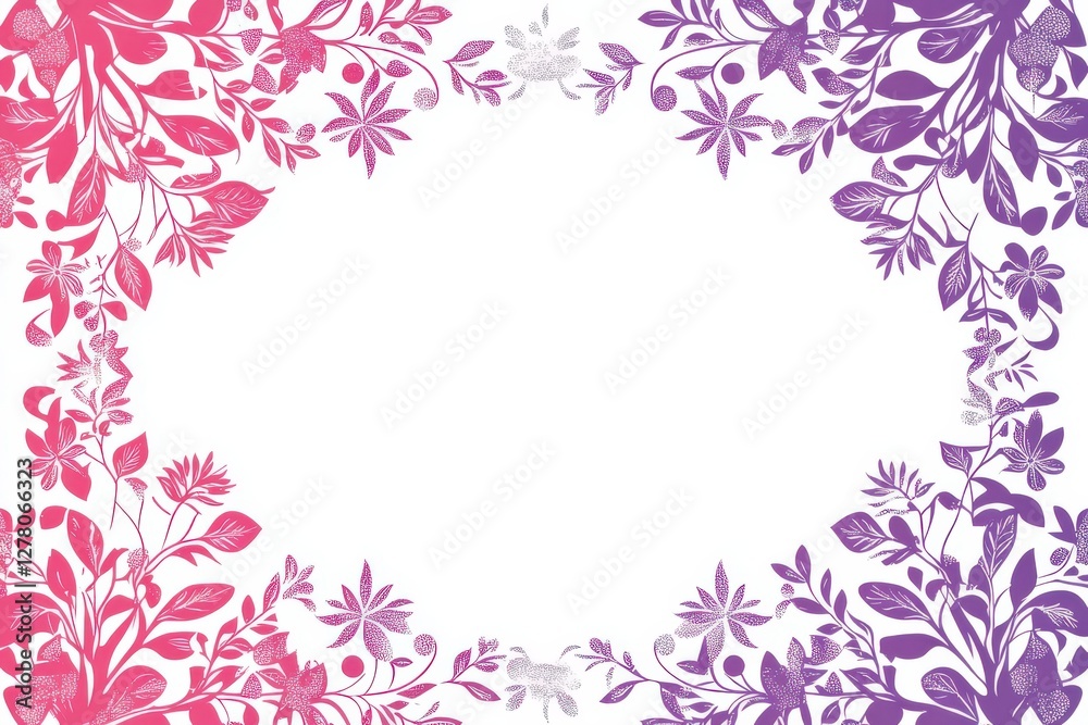 Mandala Border Isolated on White Background Mandala Border Isolated on White Background