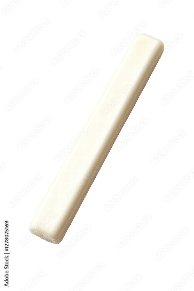Isolated Square White Chalk Stick Isolated Square White Chalk Stick