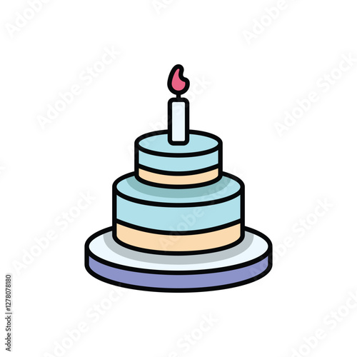 Birthday Bash Essentials vector icon