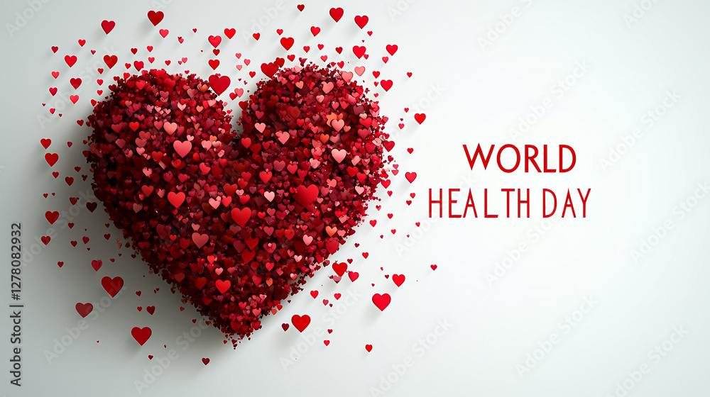 Red Heart Mosaic Celebrates World Health Day Red Heart Mosaic Celebrates World Health Day