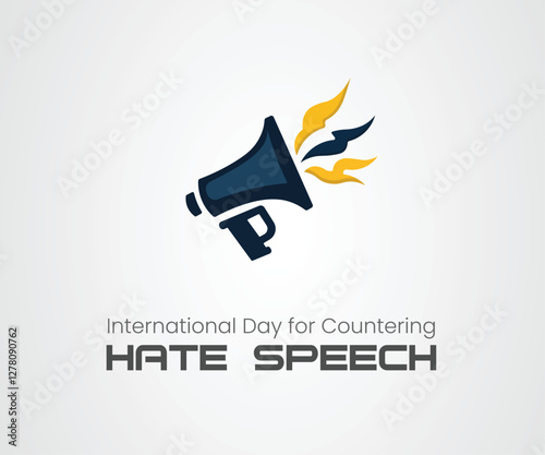 International Day for Countering Hate Speech Social Media Banner Illustration