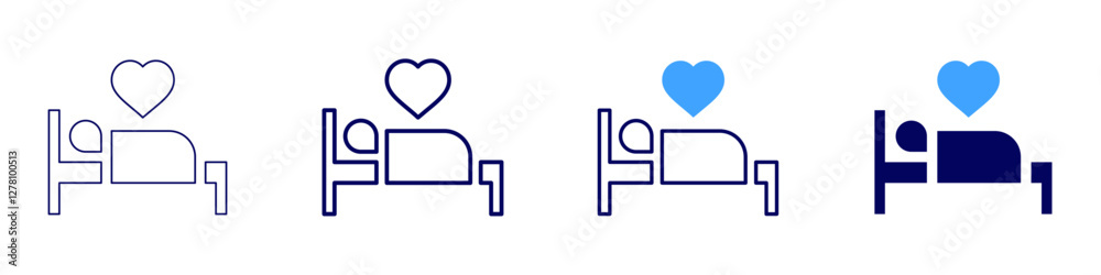 Medical clinic services icon in 4 different styles. Thin Line, Line, Bold Line, Duotone. Duotone style. Editable stroke Medical clinic services icon in 4 different styles. Thin Line, Line, Bold Line, Duotone. Duotone style. Editable stroke