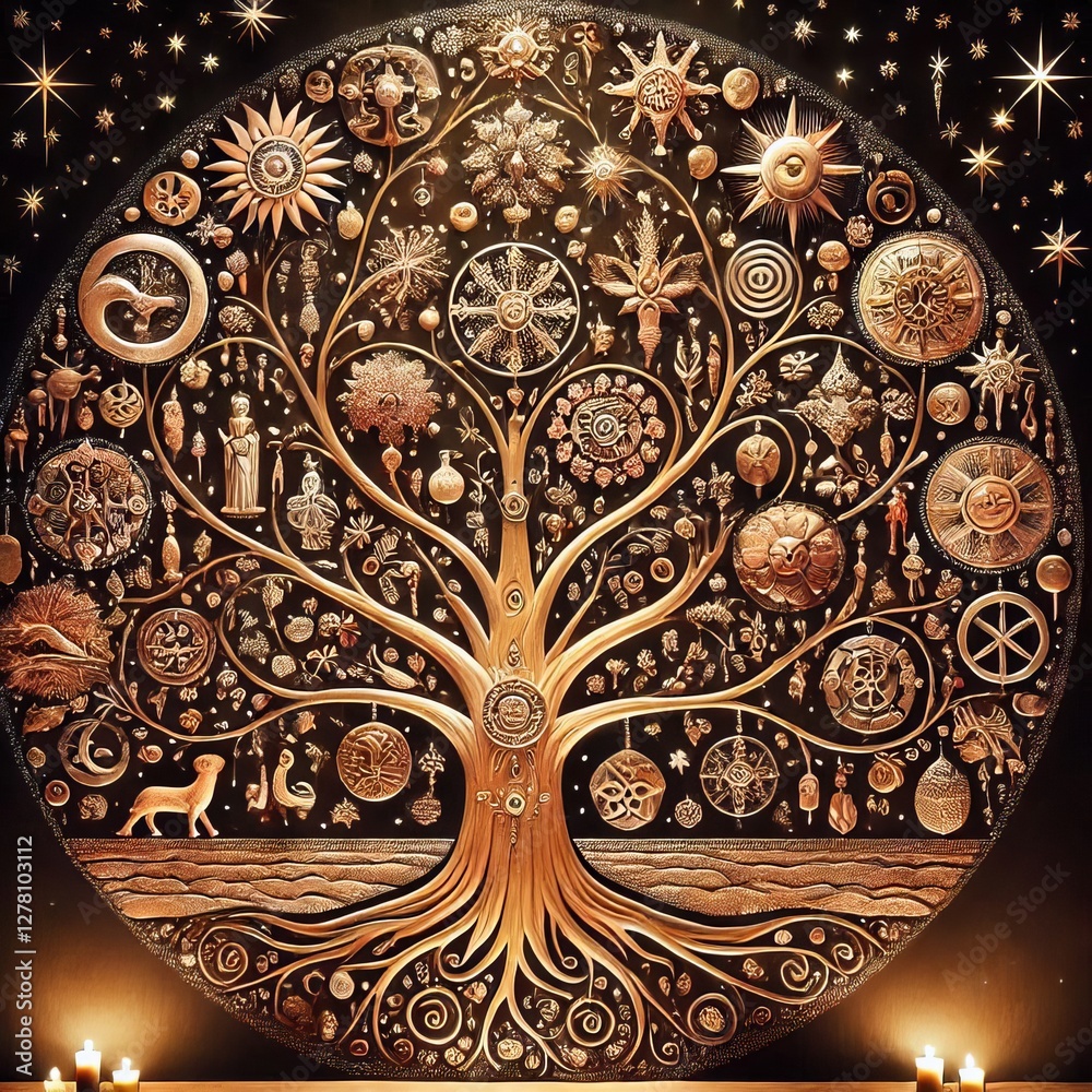 Tree of Life A tree that represents the cycle of life with decor Tree of Life A tree that represents the cycle of life with decor