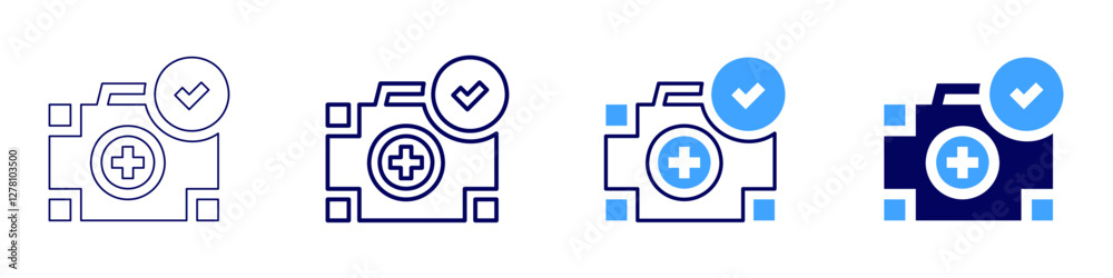 Medical health evaluation tools icon in 4 different styles. Thin Line, Line, Bold Line, Duotone. Duotone style. Editable stroke Medical health evaluation tools icon in 4 different styles. Thin Line, Line, Bold Line, Duotone. Duotone style. Editable stroke