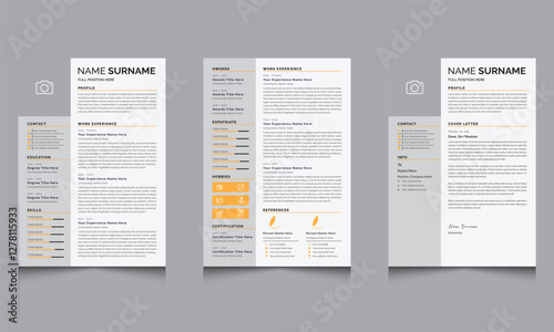 Vector Minimalist Creative Resume and Cover Letter