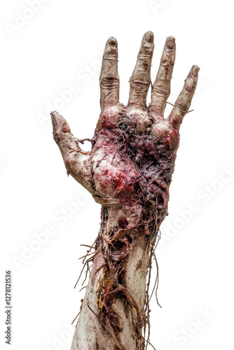 Isolated Zombie Hand
